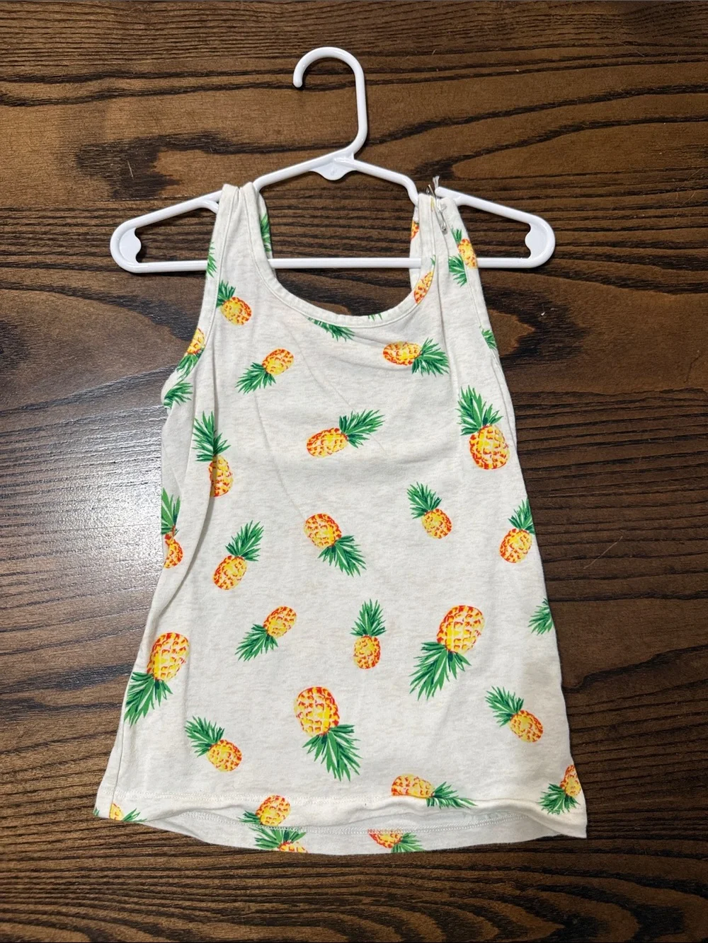 Kids pineapple sleeveless top