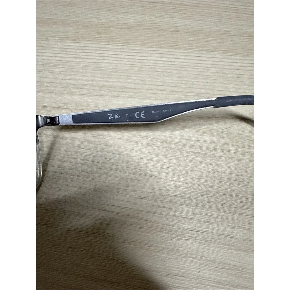 RAY-BAN RB6335 2855 Gray Matte Half Rim‎ 54-17-145 Eyeglasses Frame ONLY