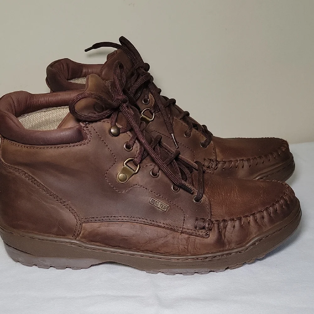 Rocky Outback Gore-tex‎ Leather Boots Brown Men's Size 9 Gorpcore / Utility