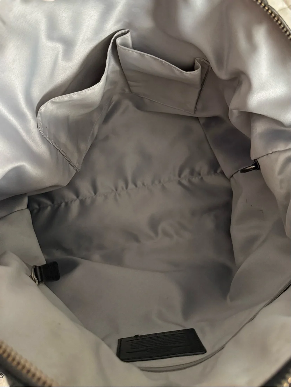 Coach leather shoulder