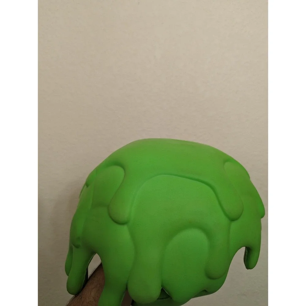 3D Nickelodeon‎ Slime Hat Helmet Slimehead Foam Green 2022 Christmas NFL LA Rams