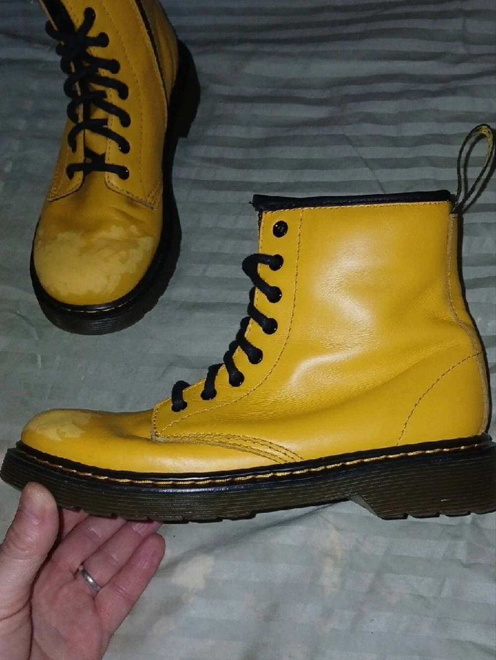 Dr. Martens bright yellow