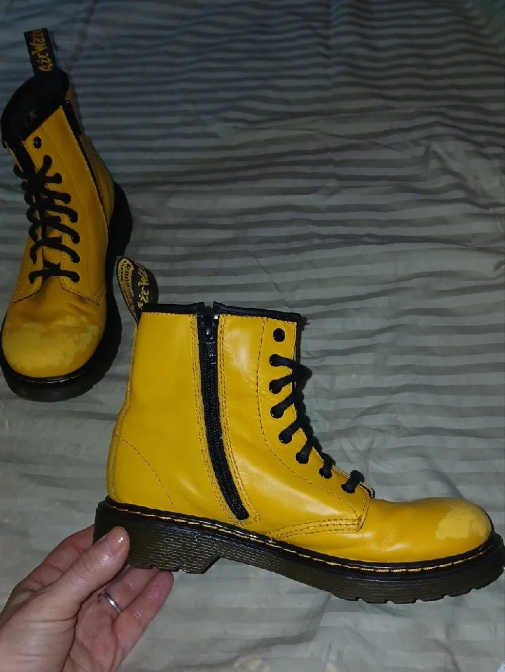 Dr. Martens bright yellow