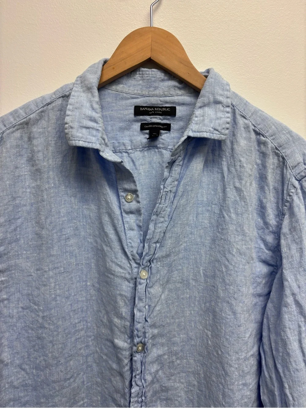 Banana Republic 100% Linen Camden Fit Shirt