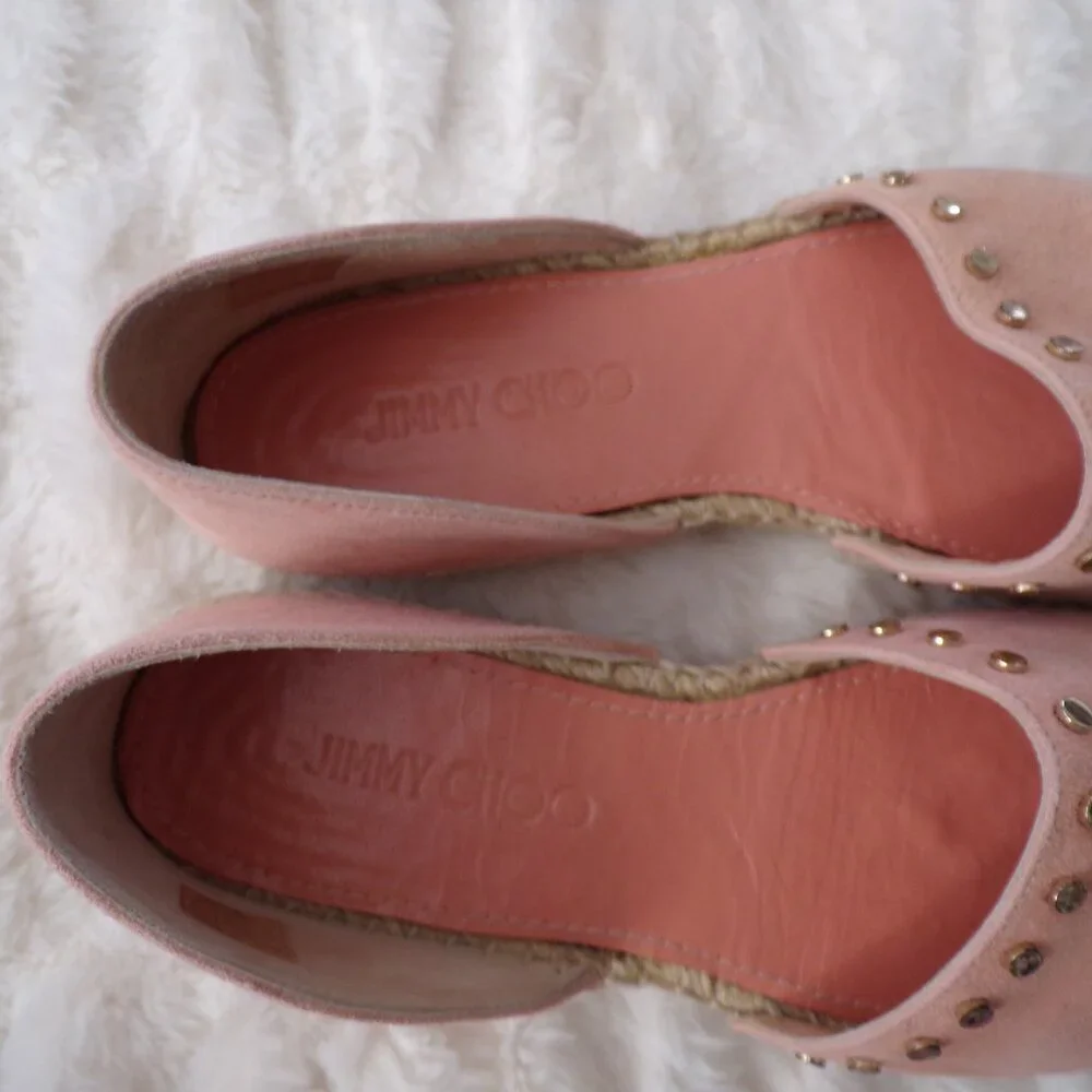 Jimmy Choo suede wear