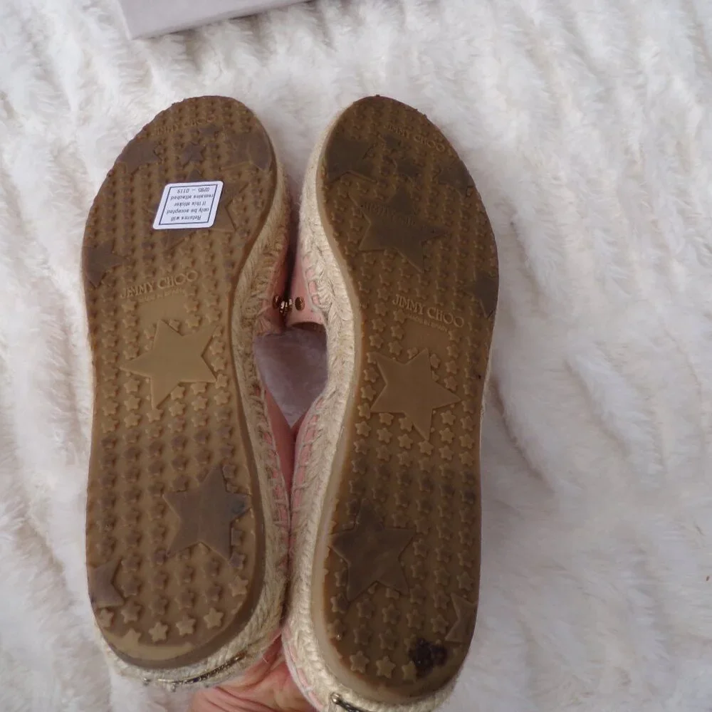 Jimmy Choo jute sole