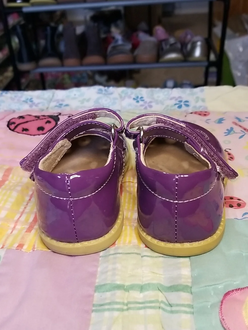 Livie & Luca glossy purple