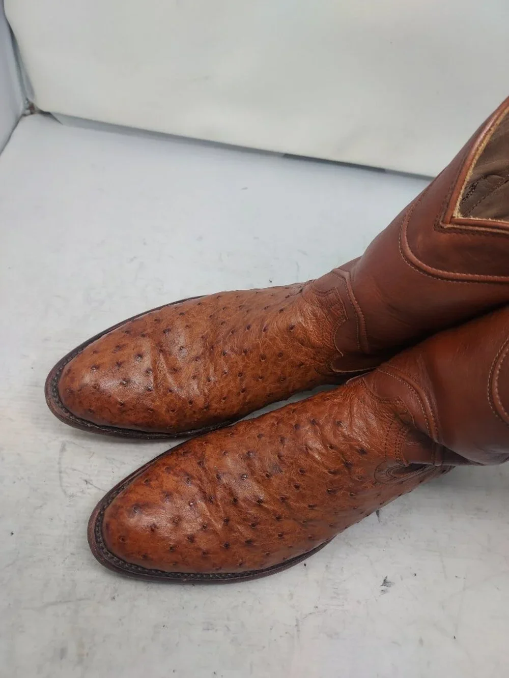 Tecovas finish wear cowboy
