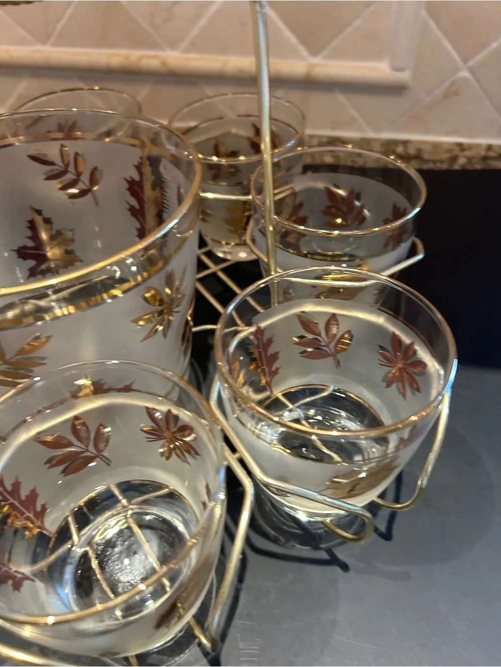 Libbey vintage mcm