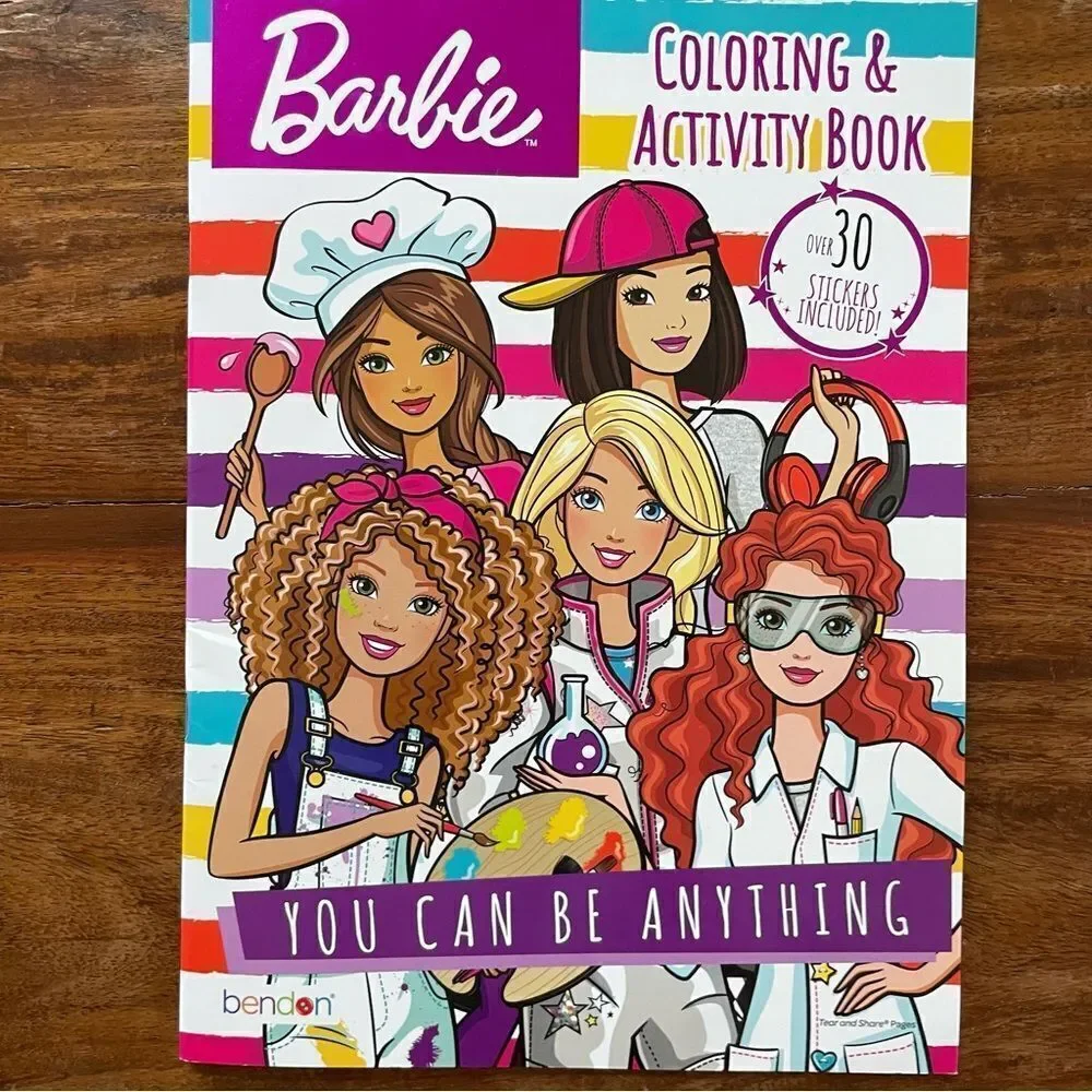 Bundle of 3 Crayola/ Barbie/ Paw Patrol Coloring Books NEW