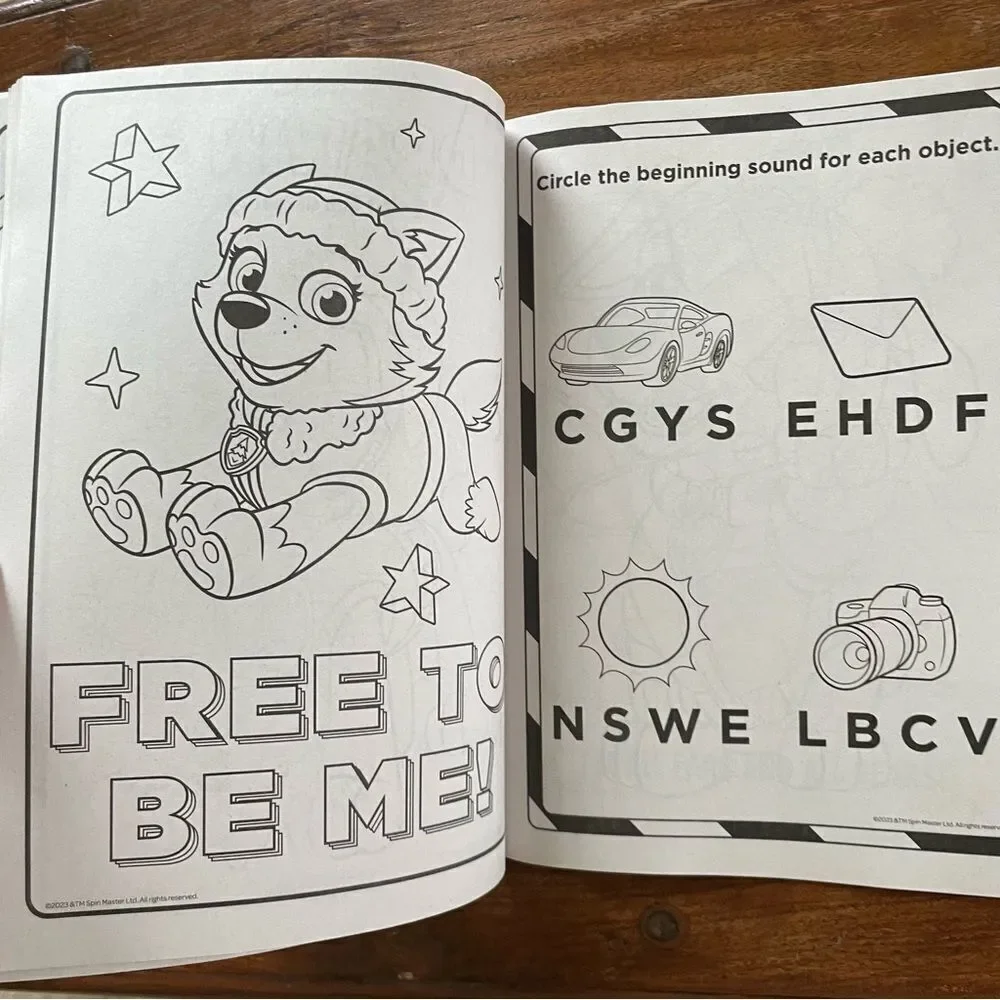 Bundle of 3 Crayola/ Barbie/ Paw Patrol Coloring Books NEW
