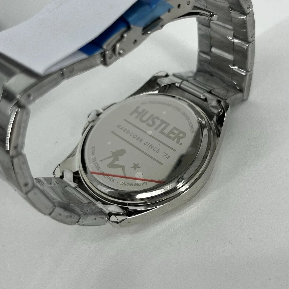 Game Time Men's Silver Hustler Watch TXT Series‎ Sitting Lady Logo New