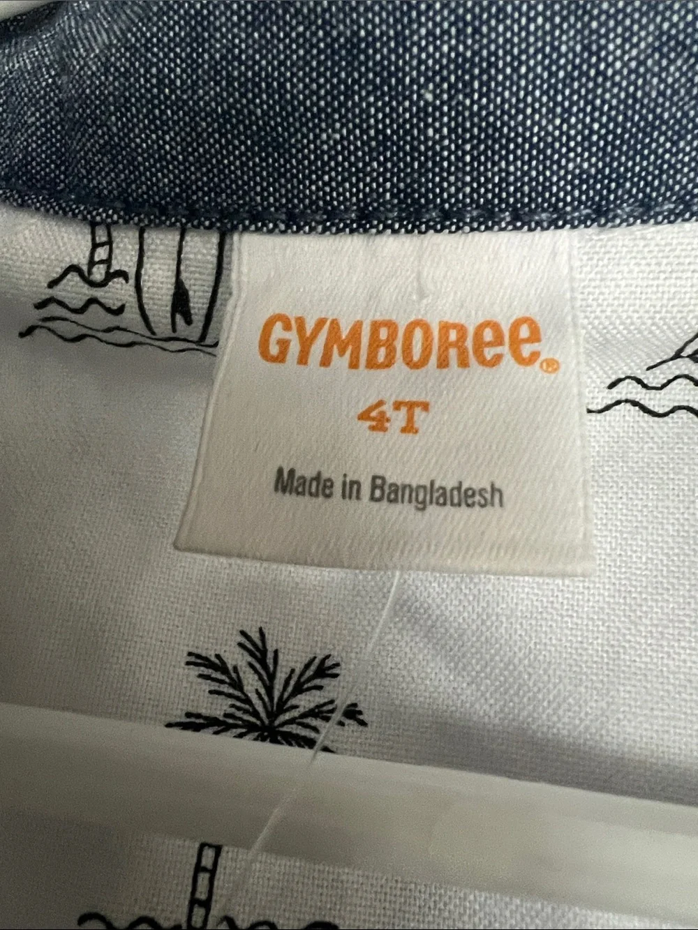 Gymboree lightweight white
