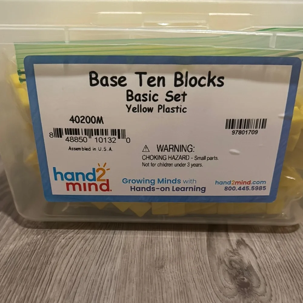 hand2mind yellow plastic