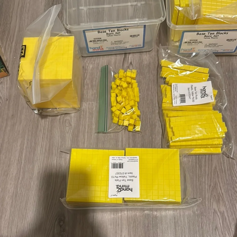 hand2mind yellow plastic