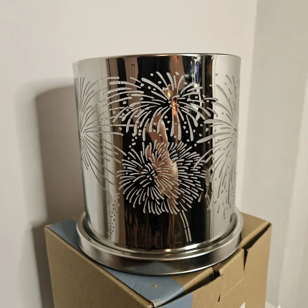 Partylite Enchanted Celebration Silver Candle Holder‎ P 91341 NIB Retired 250th
