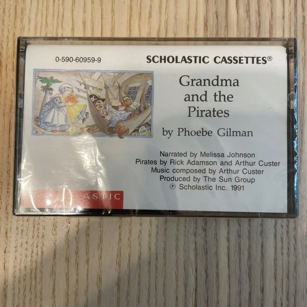 Scholastic Cassette Grandma And‎ The Pirates By Phoebe Gilman