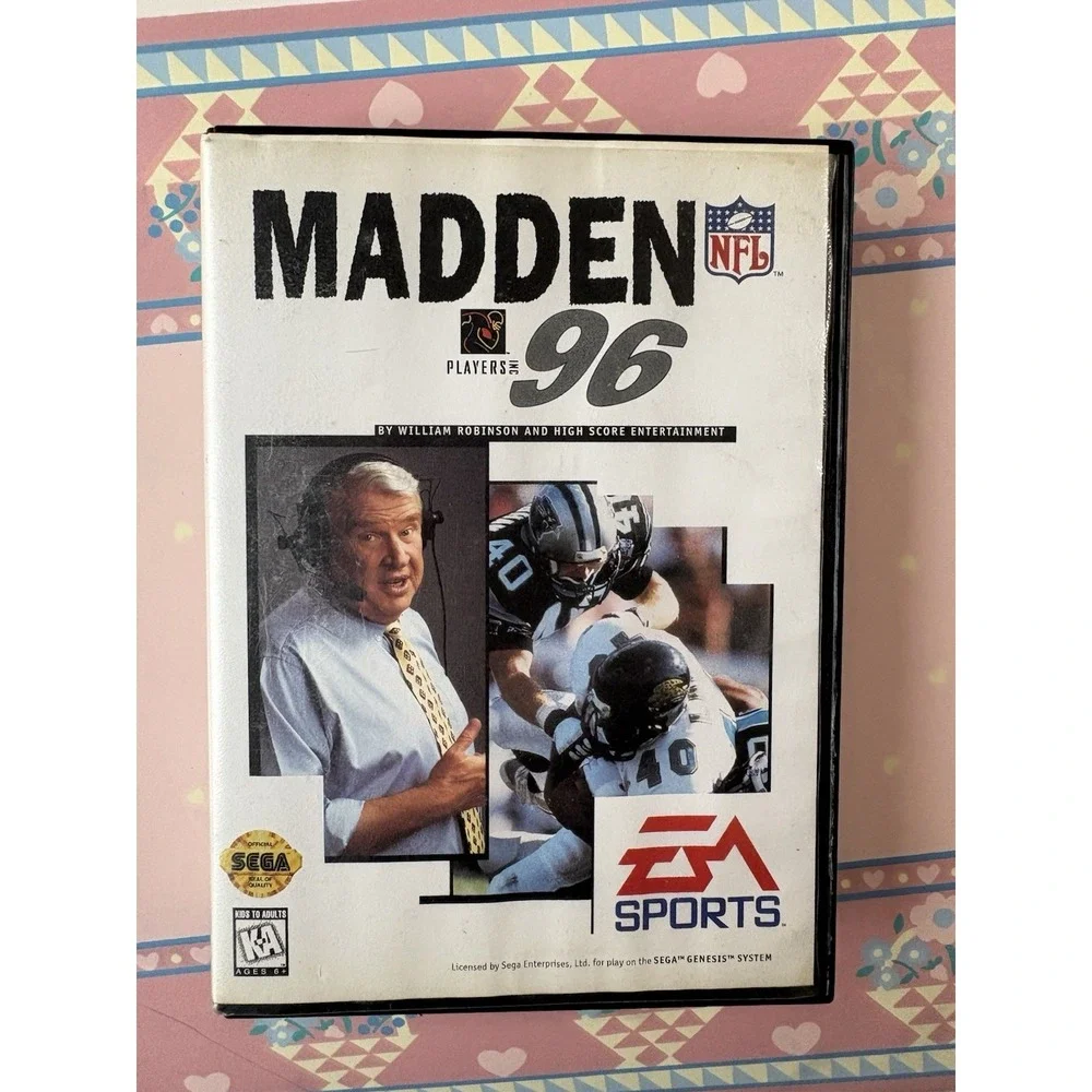Madden NFL 96‎ (Sega Genesis, 1995) Insert, Untested