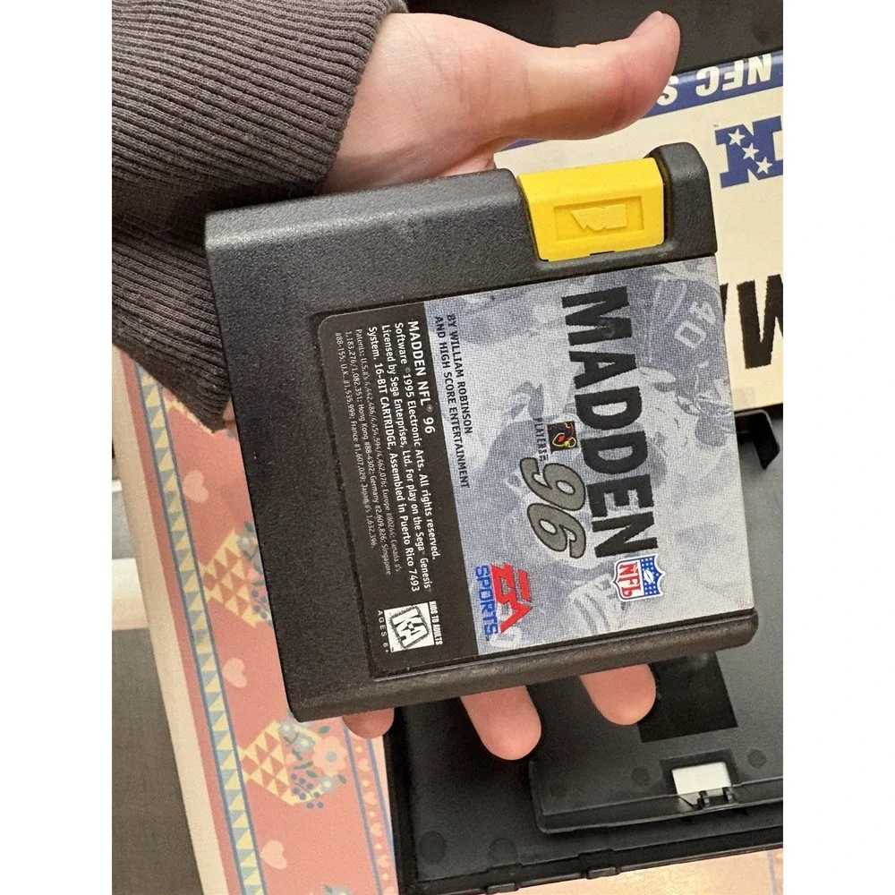 Madden NFL 96‎ (Sega Genesis, 1995) Insert, Untested
