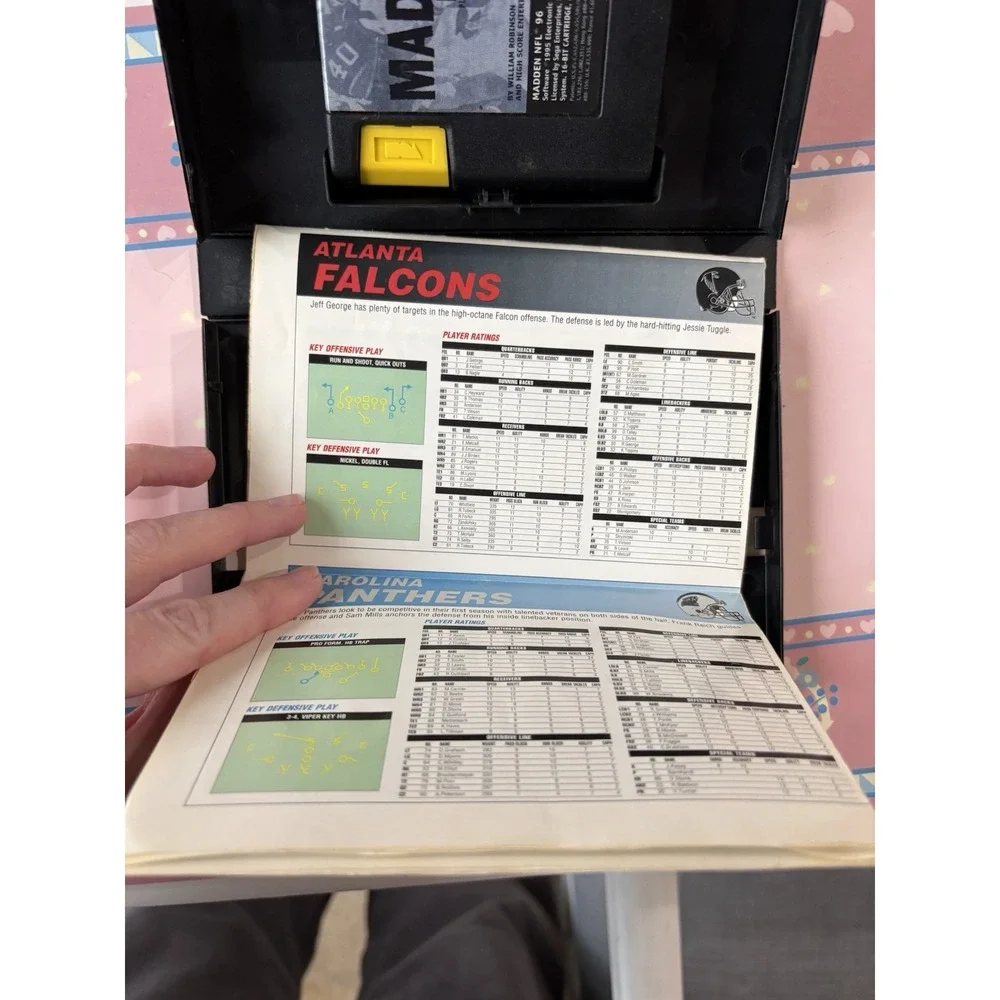 Madden NFL 96‎ (Sega Genesis, 1995) Insert, Untested