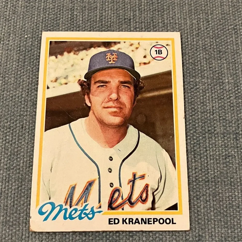 1978 Topps New York Mets Baseball Card Trading Card