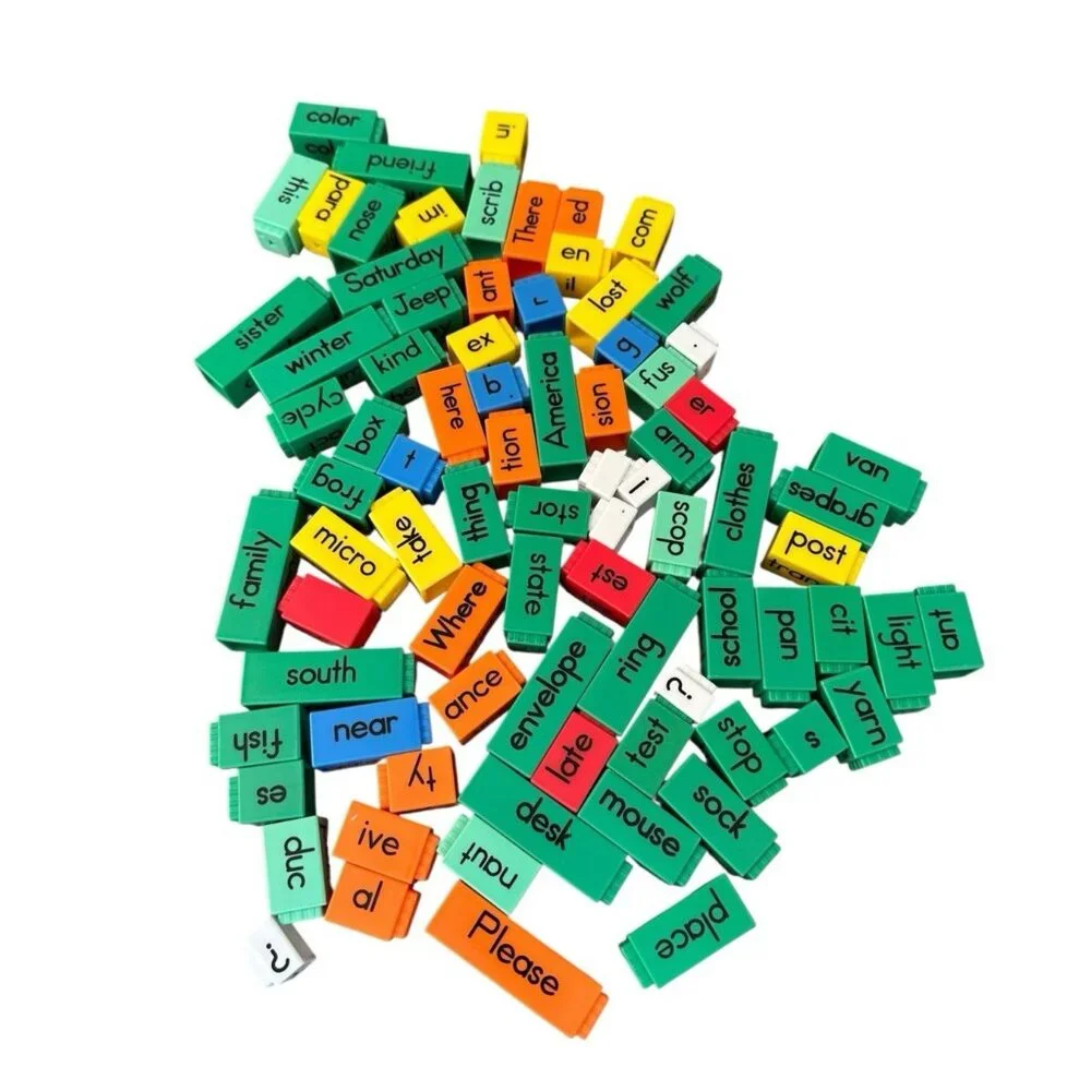 Cruisenaire‎ Reading Rods Phonics Simple Sentences 82 Blocks Homeschool