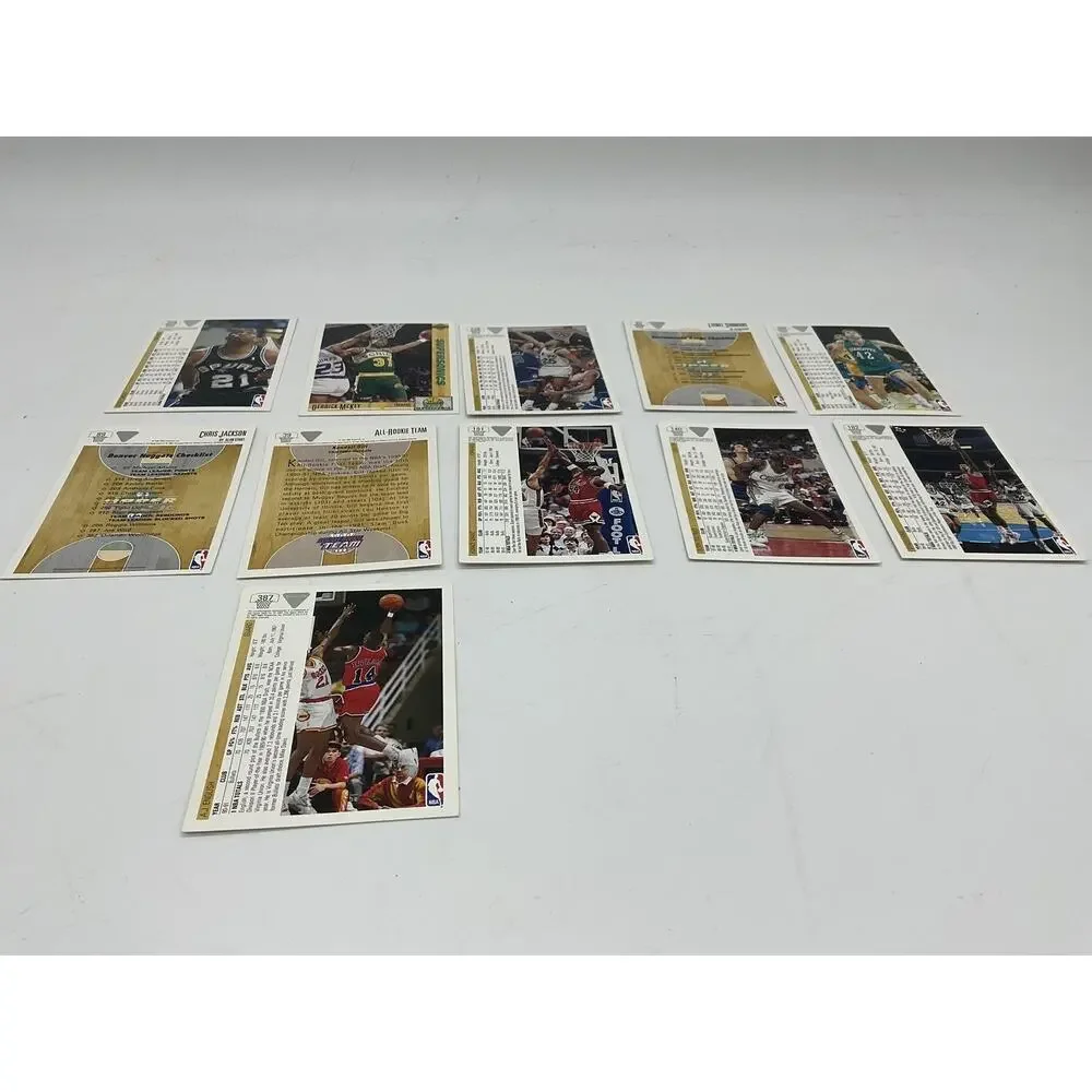 Vintage Upper Deck NBA‎ Basketball Cards Lot 11 Horace Grant Bulls Gill Polynice