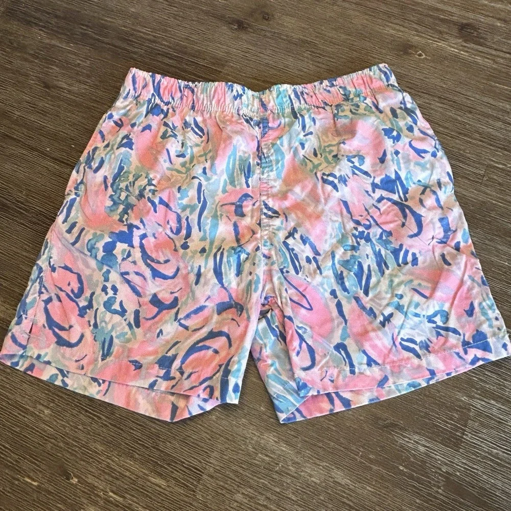 Lilly Pulitzer‎ Capri Swim Trunks Boys XL  Summer Pastel Pockets Shorts