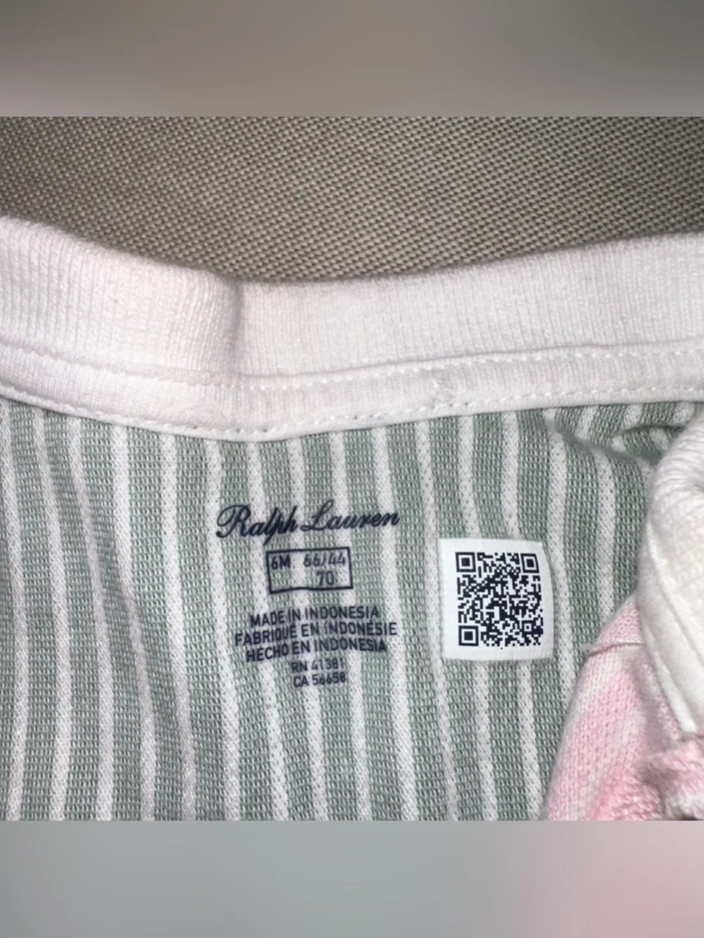 Ralph Lauren size months
