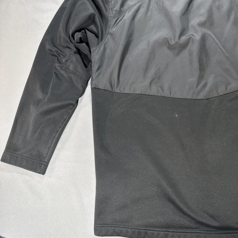 The North Face Cinder Jacket Mens Medium Black Hybrid Full Zip Fleece Technical