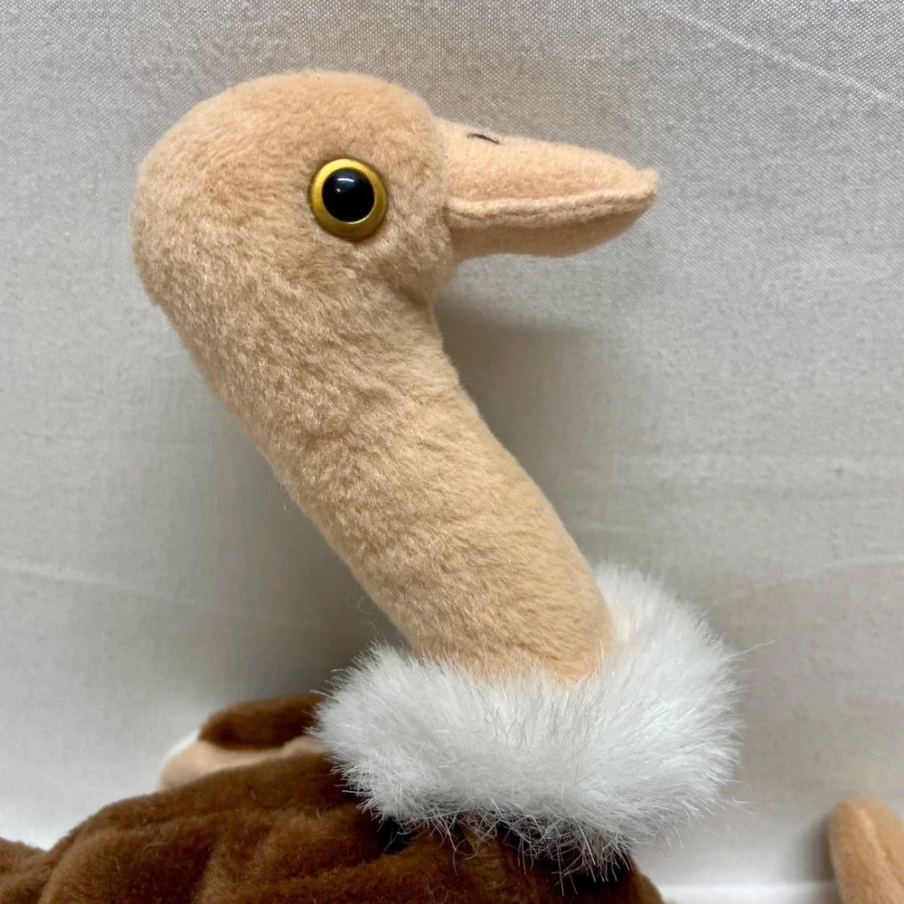 Vintage Ty Beanie Babies Stretch Ostrich Baby Bird 1997 Retired Rare See‎ Tags