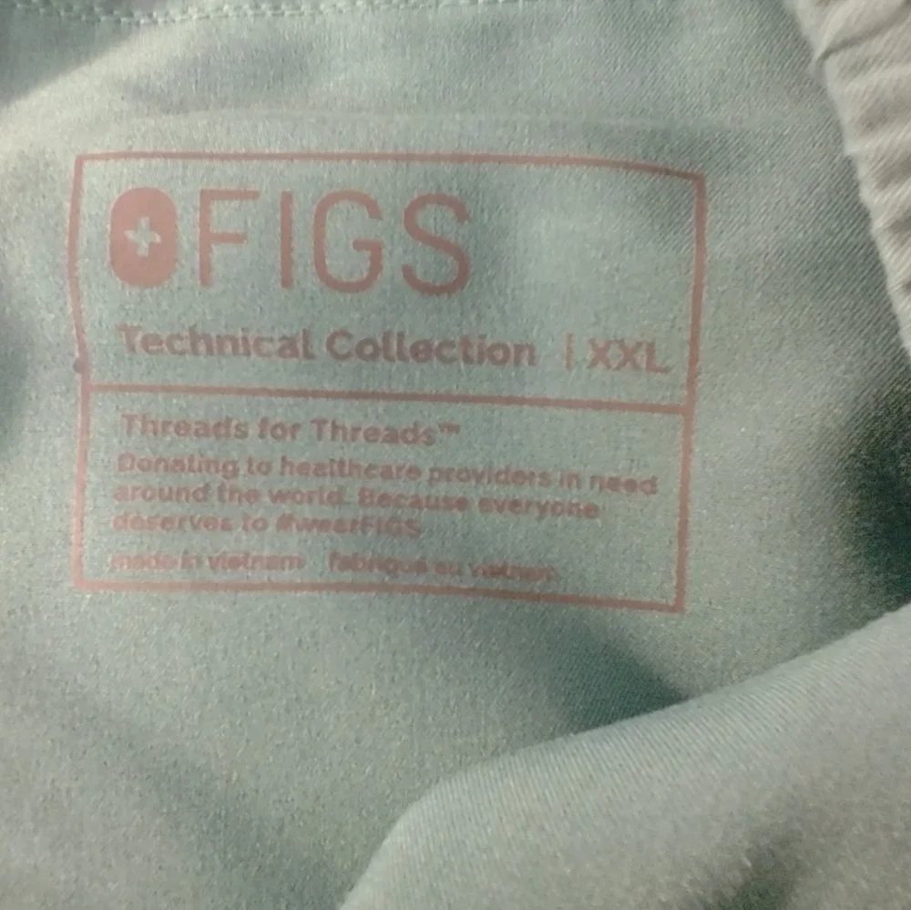 Figs Mens 2XL Teal Tansen Pull On Jogger Scrub Pants Healthcare