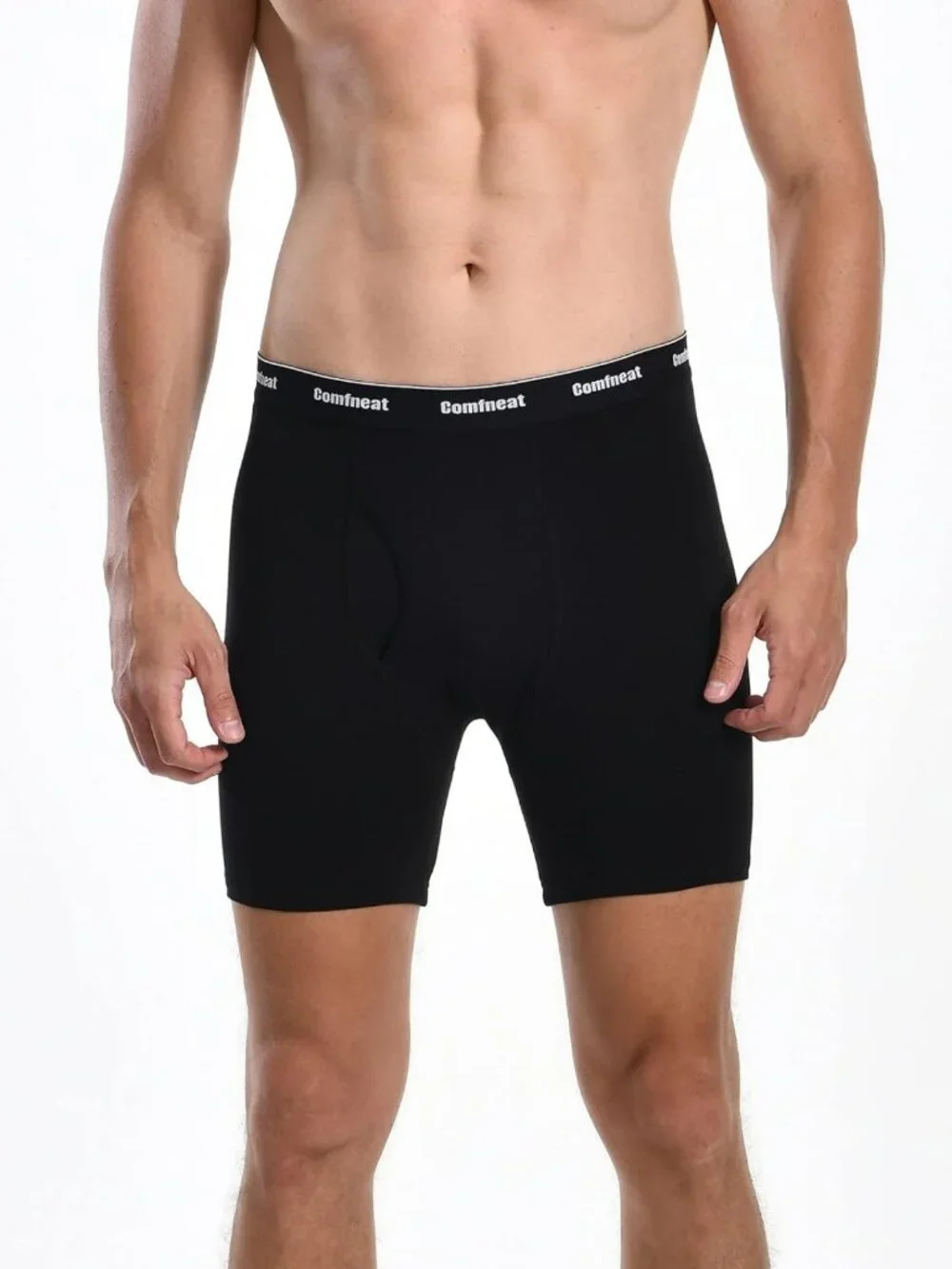 Soft Cotton Boxer Briefs 6-Pack | Breathable, Tag-Free, Open Fly Underwear for