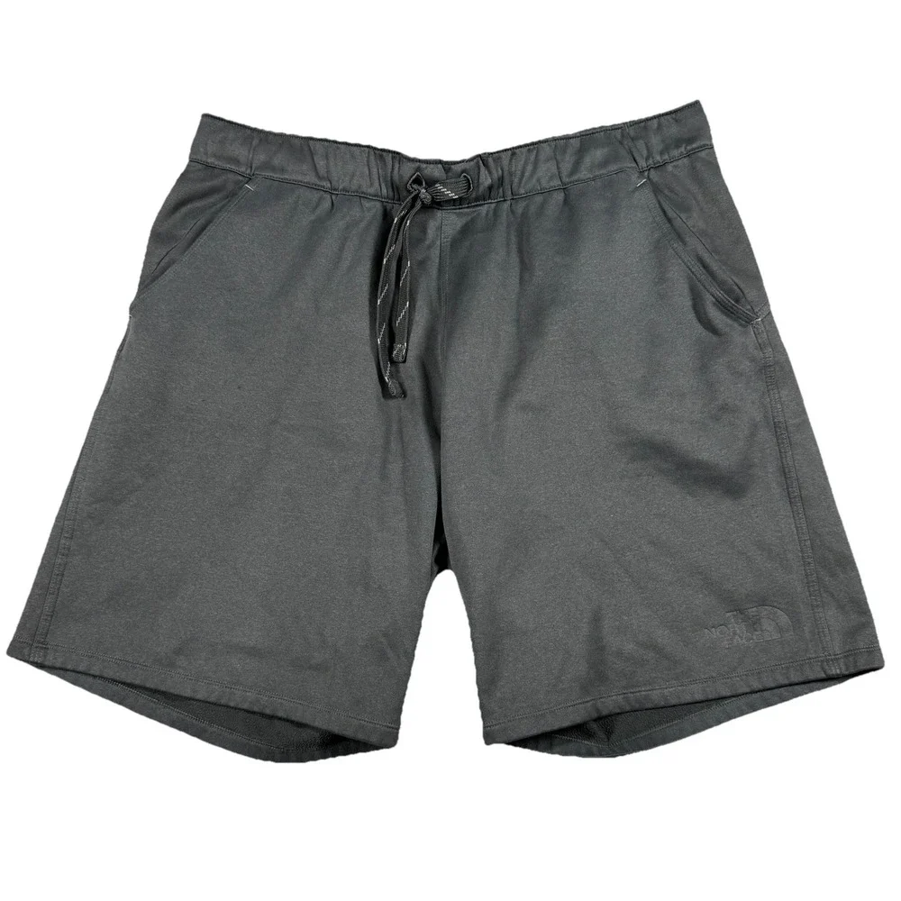 THE NORTH FACE NEVER STOP SHORTS Black  lined FLEECE SWEATS SZ Medium‎