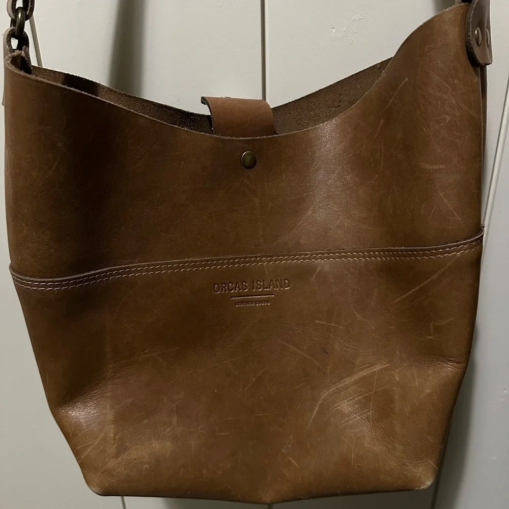 Orcas Island Leather Goods stylish brown