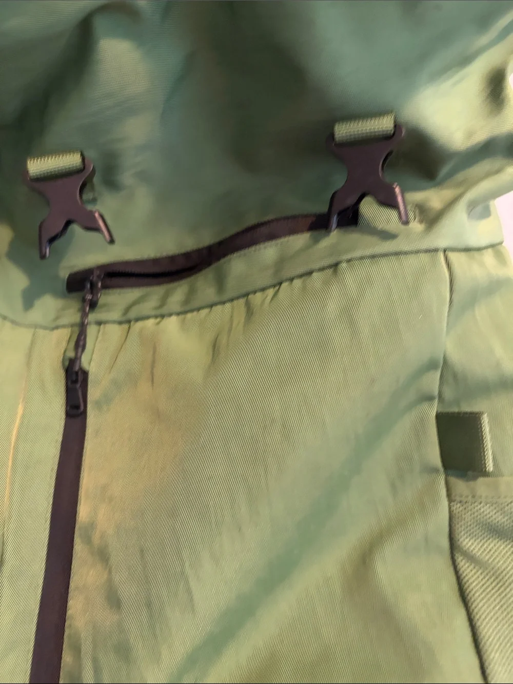 Fabletics Green Roll-Top Backpack