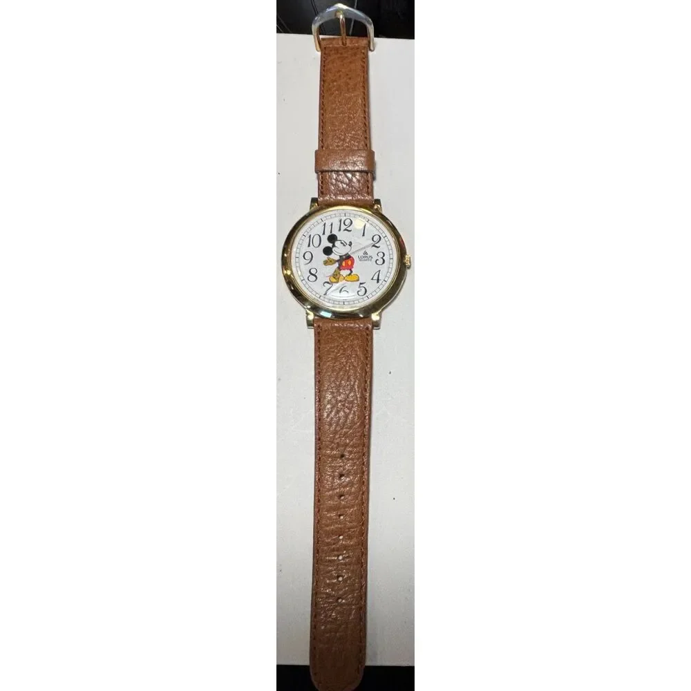 Vintage Lorus Disney Mickey Mouse Jumbo Watch- New Baterry