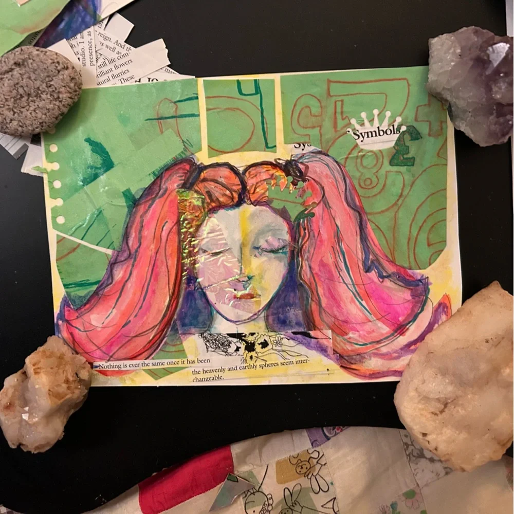 Handmade face hanging