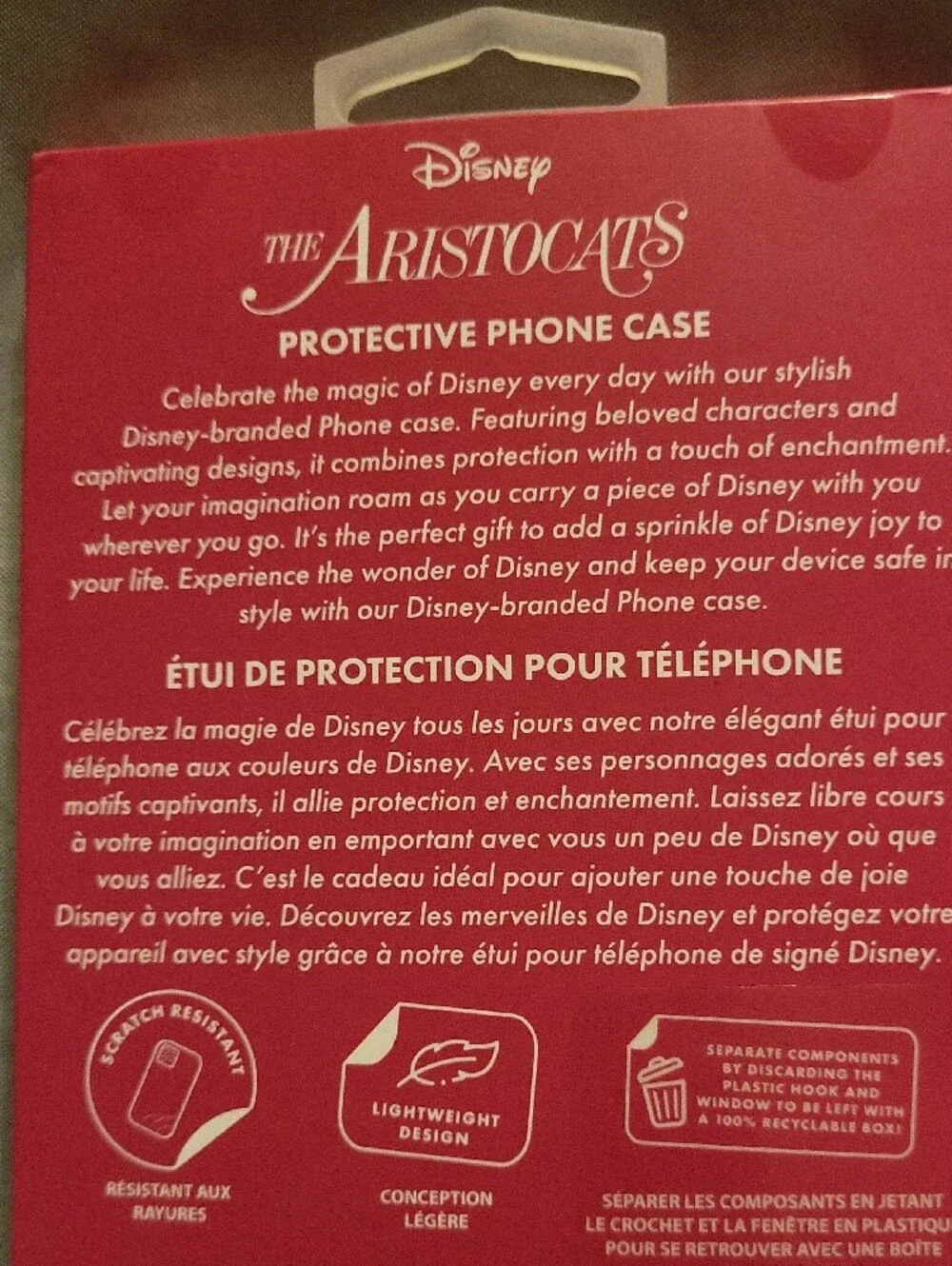 Disney clear phone