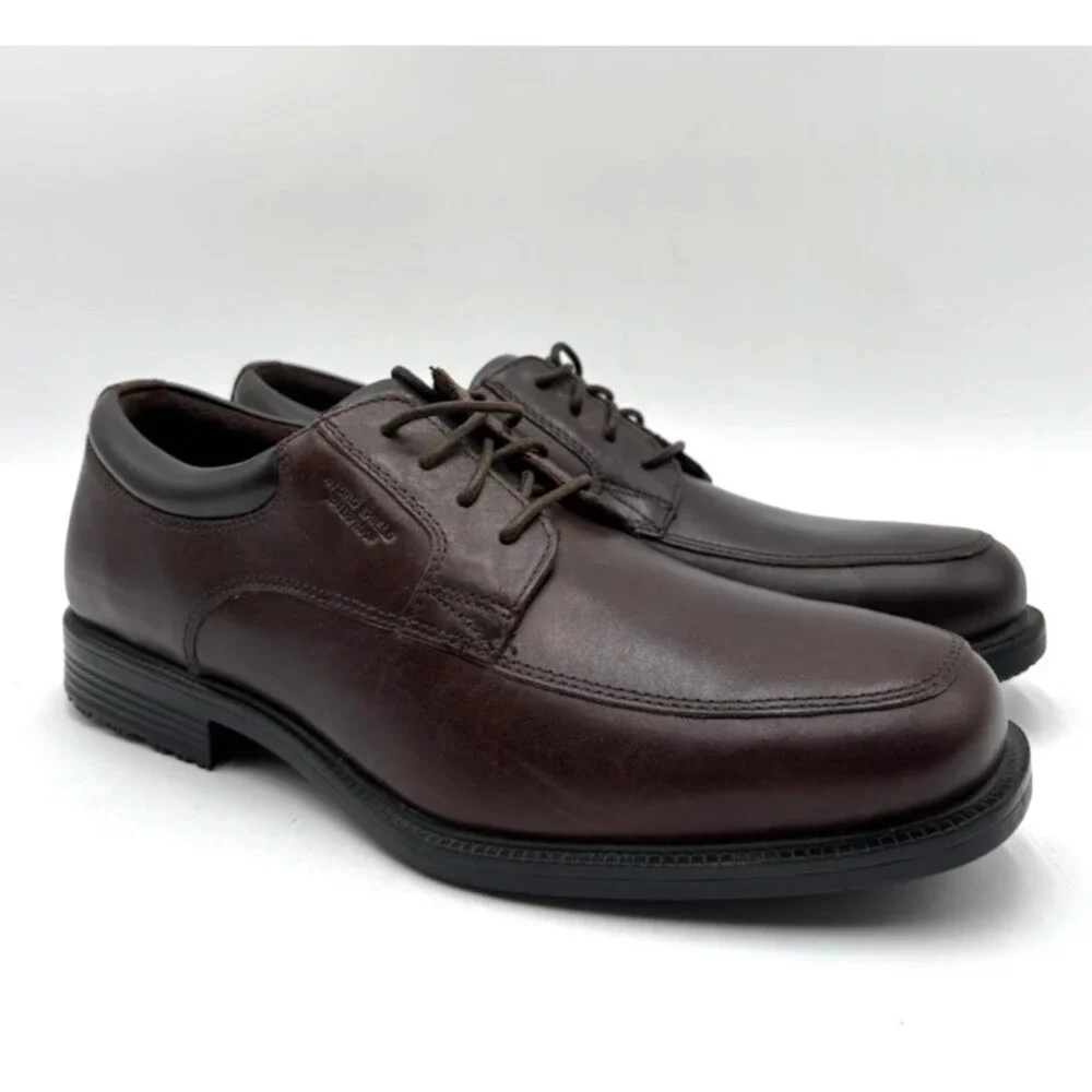 Rockport STYLE LEADER 2 Men's NEW Leather Lace-Up Dress Shoe Brown US Size 8