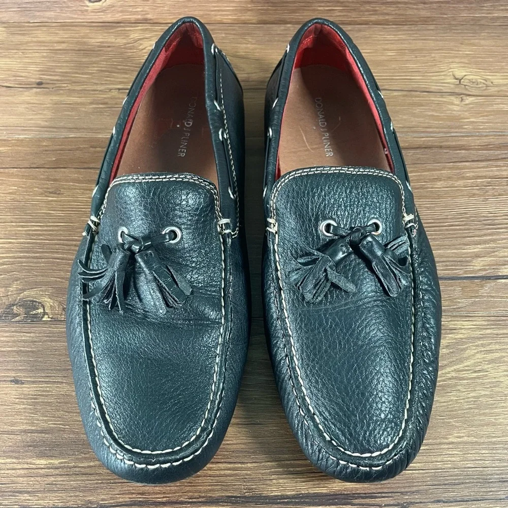 DONALD J. PLINER “Viper” Tassel Loafers Driving Moc Men’s Size 8.5 Slip-On Shoes