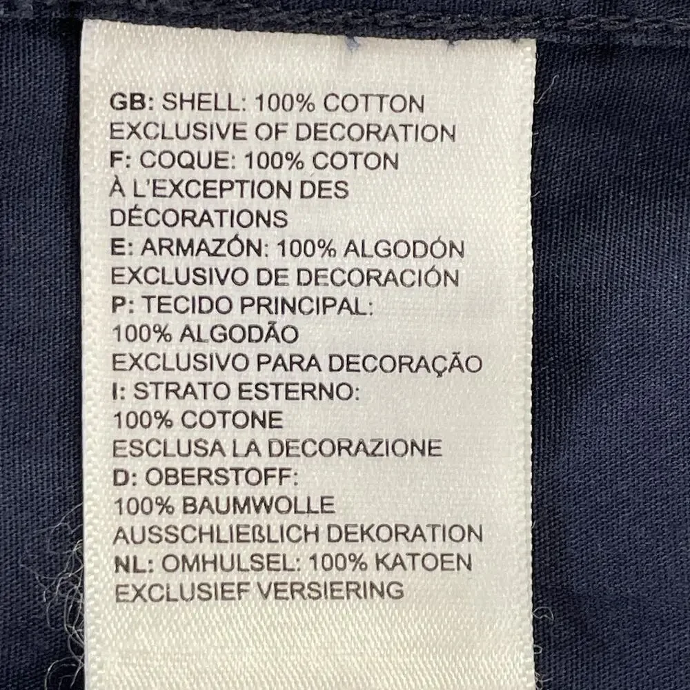 The North Face sizing note