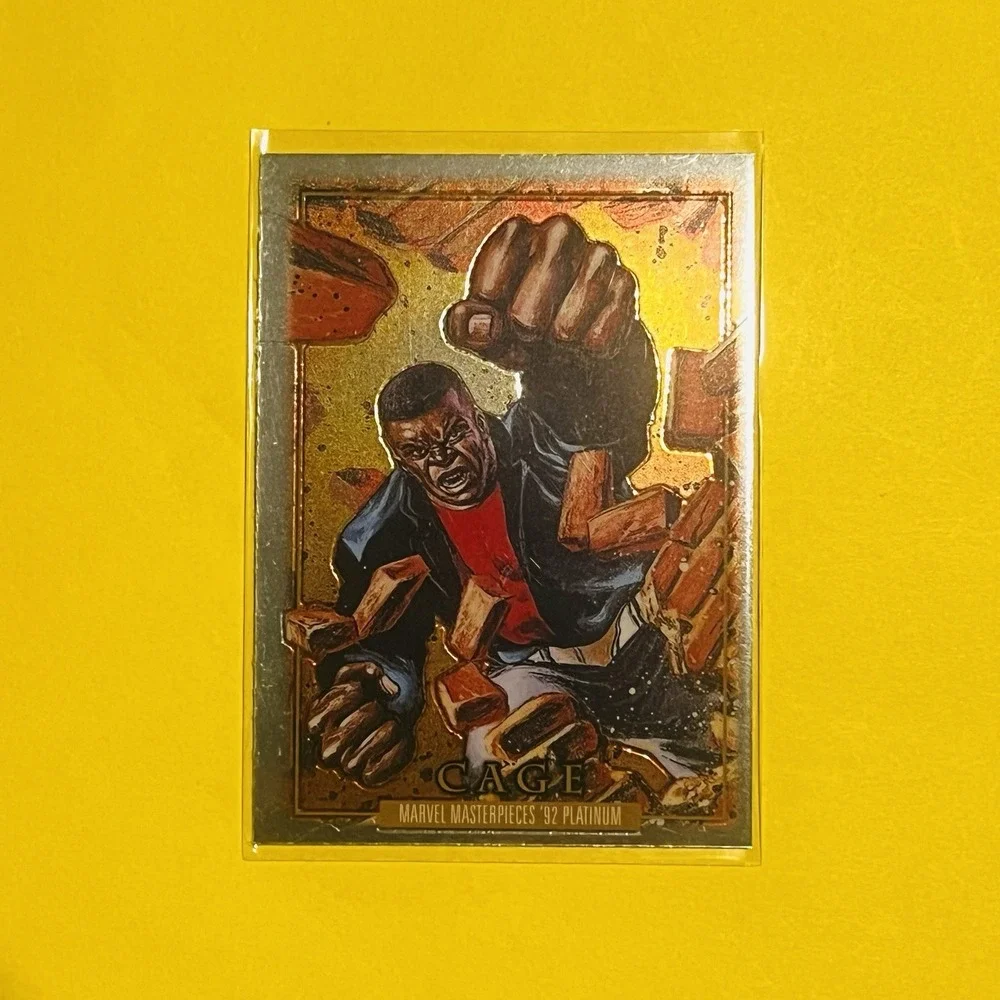 2024 Upper Deck Marvel Masterpieces '92 Platinum Luke‎ Cage Base Card #17