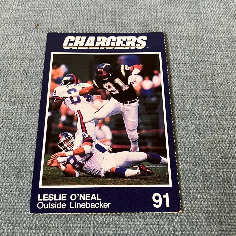 Chargers NFL Football Trading Card Football Card