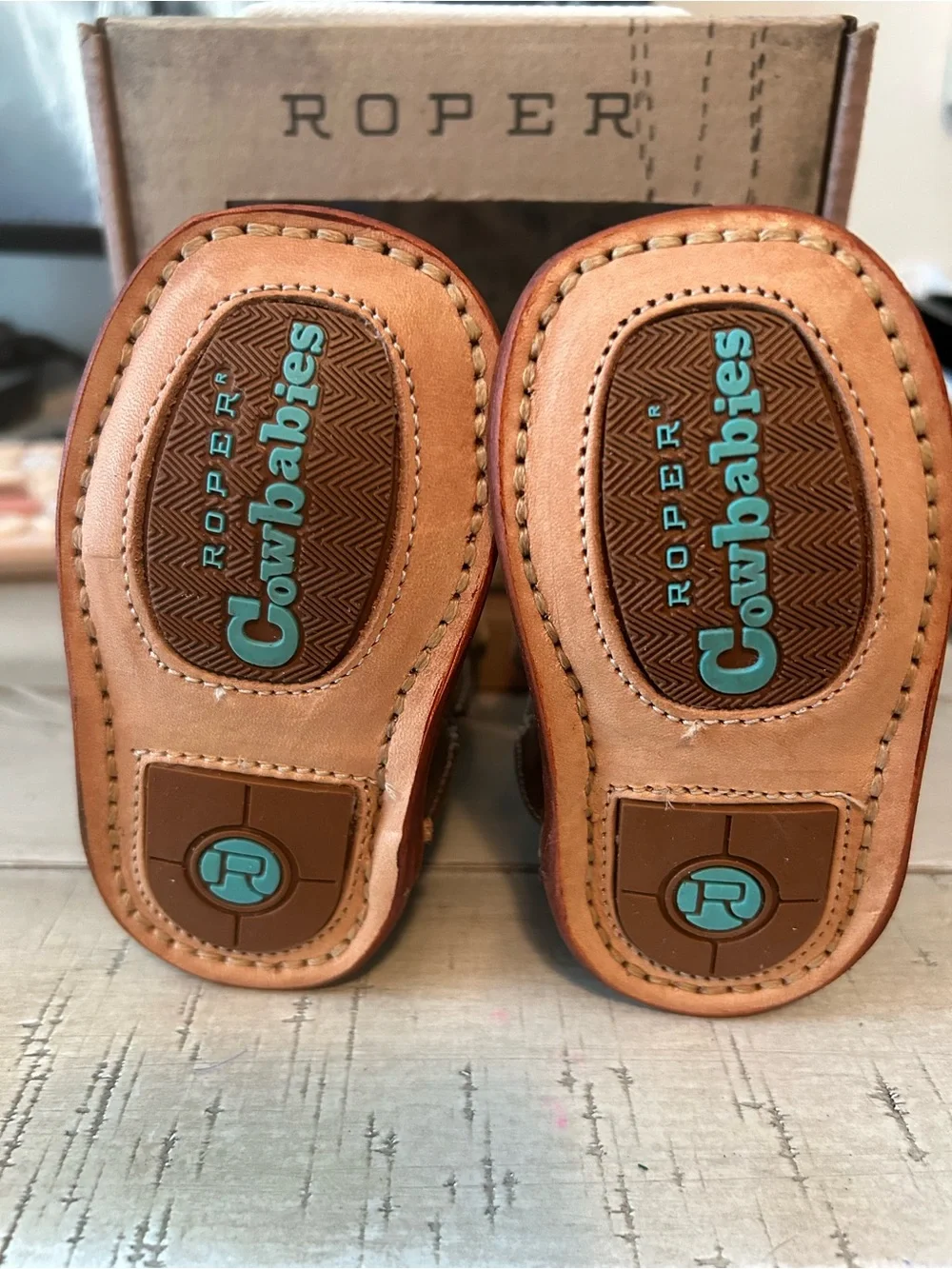 Roper Cowbabies Infant size 2 Boots NEW