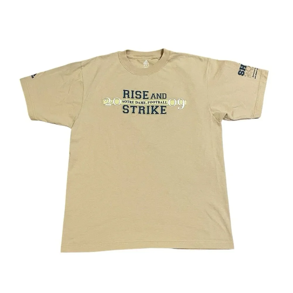 University Of Notre Dame Fighting Irish Vintage Shirt 2009 Size Medium Alumni