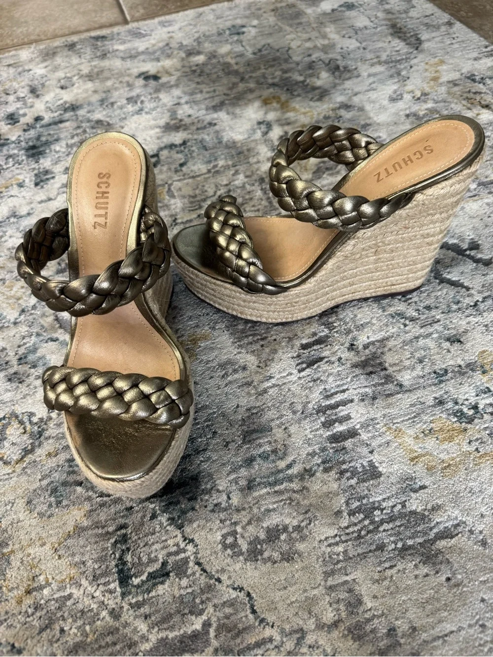 SCHUTZ wedge sandals