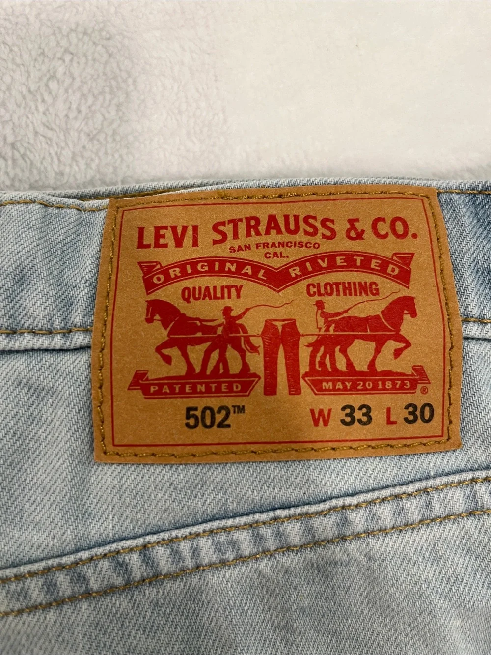 Levi's 502 Slim Straight Jeans in Light Blue