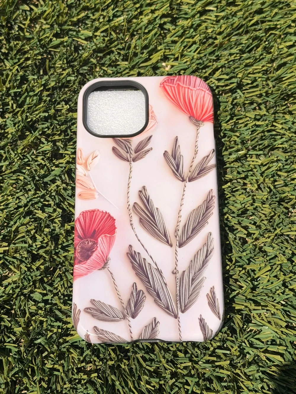IPhone 15 Case - Dual-Layer Protection, Hard Shell With Silicone Interior- Faux