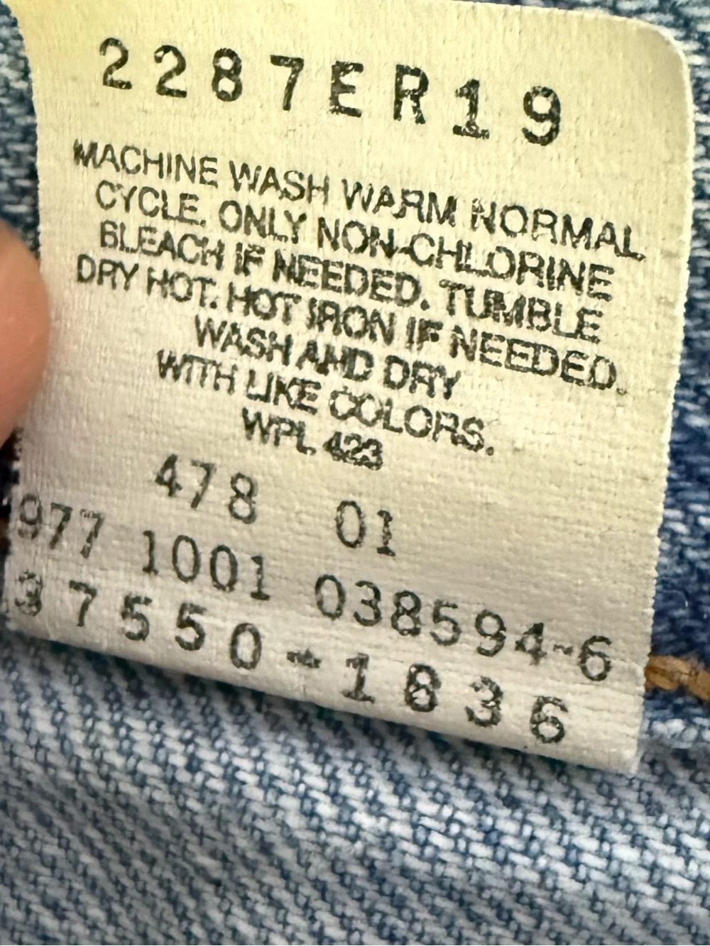Levis vintage 2001